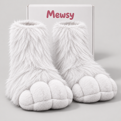 Cat Paw Slippers for Warm, Cozy Feet